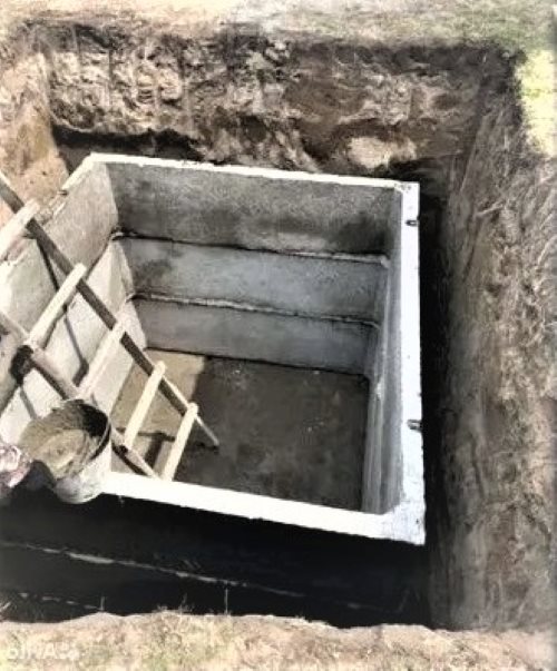Установка погреба во Власихе